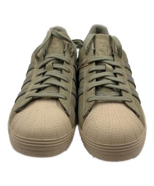 adidas（アディダス）adidas (アディダス) スニーカー　SUPER STAR（スーパースター） カーキ サイズ:SIZE 26.5cm 未使用品の古着・服飾アイテム