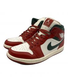 NIKE（ナイキ）の古着「AIR JORDAN 1 MID（エアジョーダン1 ミッド）」｜ブラウン×グリーン