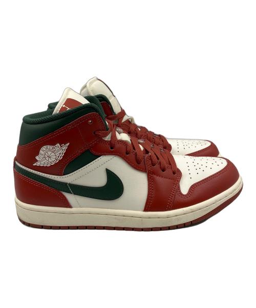 NIKE（ナイキ）NIKE (ナイキ) AIR JORDAN 1 MID（エアジョーダン1 ミッド） ブラウン×グリーン サイズ:US8の古着・服飾アイテム