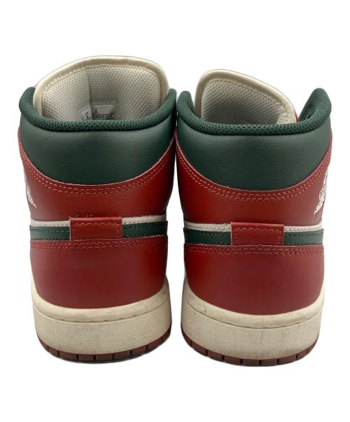 NIKE（ナイキ）NIKE (ナイキ) AIR JORDAN 1 MID（エアジョーダン1 ミッド） ブラウン×グリーン サイズ:US8の古着・服飾アイテム