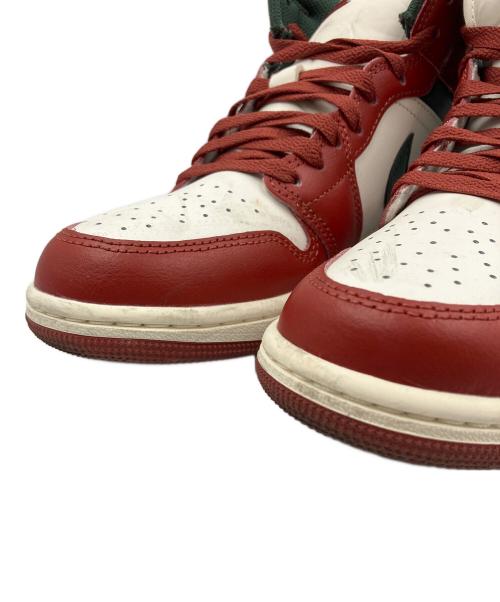 NIKE（ナイキ）NIKE (ナイキ) AIR JORDAN 1 MID（エアジョーダン1 ミッド） ブラウン×グリーン サイズ:US8の古着・服飾アイテム