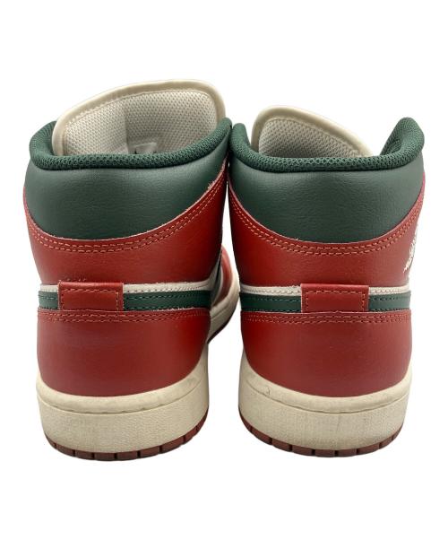 NIKE（ナイキ）NIKE (ナイキ) AIR JORDAN 1 MID（エアジョーダン1 ミッド） ブラウン×グリーン サイズ:US8の古着・服飾アイテム
