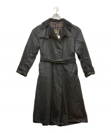中古・古着通販】Barbour (バブアー) トレンチコート ブラック サイズ