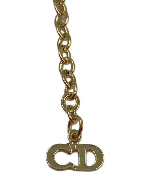 Christian Dior（クリスチャン ディオール）Christian Dior (クリスチャン ディオール) CDロゴネックレス ゴールドカラーの古着・服飾アイテム
