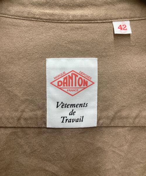 DANTON（ダントン）DANTON (ダントン) 長袖シャツ ブラウン サイズ:42の古着・服飾アイテム