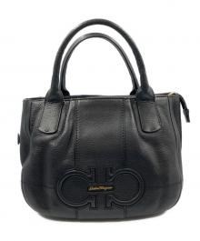 Salvatore Ferragamo（サルヴァトーレ フェラガモ）の古着「2WAYバッグ」｜ブラック