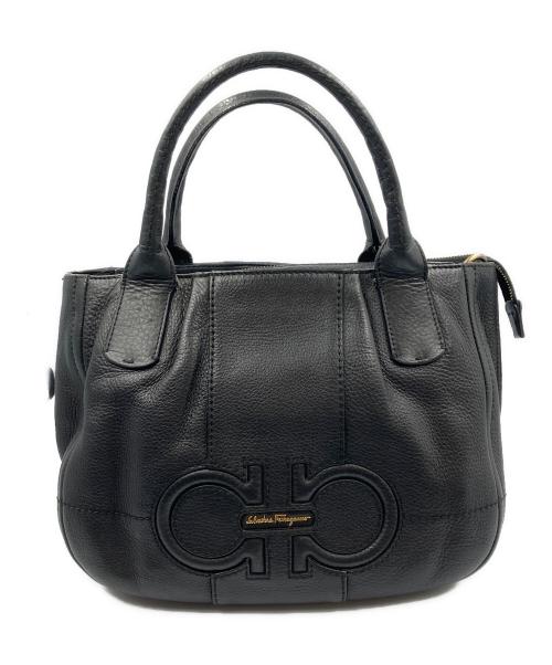 Salvatore Ferragamo（サルヴァトーレ フェラガモ）Salvatore Ferragamo (サルヴァトーレ フェラガモ) 2WAYバッグ ブラックの古着・服飾アイテム