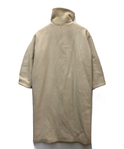 CLANE（クラネ）CLANE (クラネ) エリリブニットシングルコート アイボリー サイズ:２の古着・服飾アイテム