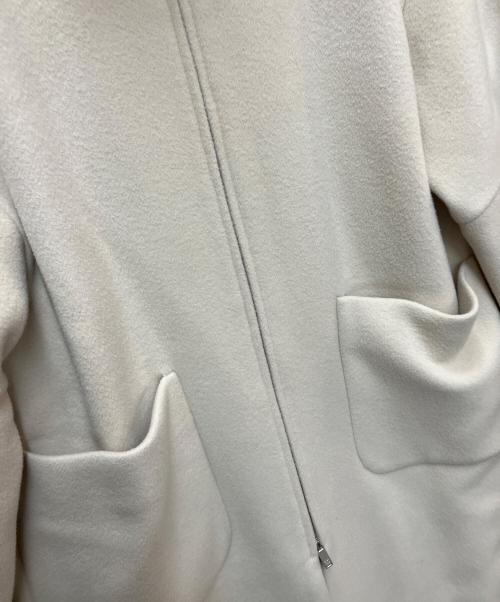 CLANE（クラネ）CLANE (クラネ) エリリブニットシングルコート アイボリー サイズ:２の古着・服飾アイテム