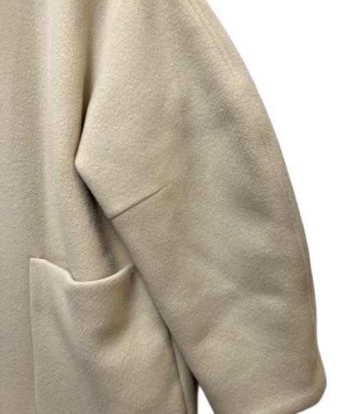 CLANE（クラネ）CLANE (クラネ) エリリブニットシングルコート アイボリー サイズ:２の古着・服飾アイテム