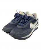 NIKEナイキ）の古着「fragment design × sacai × Nike LD Waffle（フラグメントデザイン × サカイ × ナイキ LDワッフル ）」｜ネイビー×ホワイト