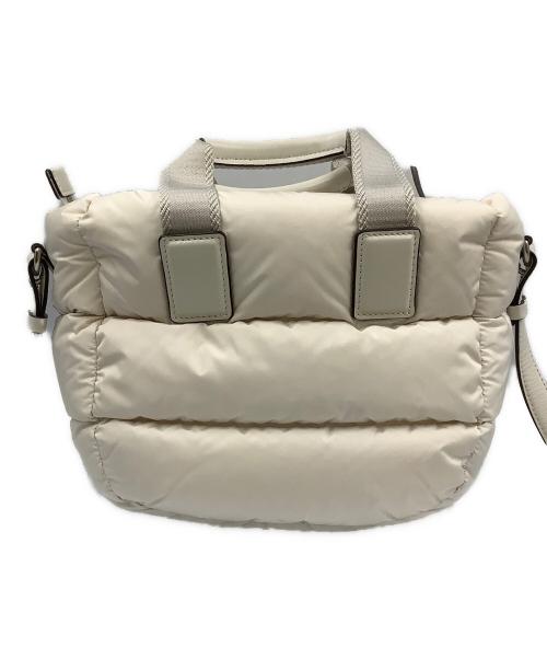 MONCLER（モンクレール）MONCLER (モンクレール) 2WAYショルダーバッグ ホワイトの古着・服飾アイテム