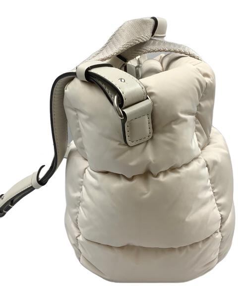 MONCLER（モンクレール）MONCLER (モンクレール) 2WAYショルダーバッグ ホワイトの古着・服飾アイテム