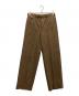 BEAMS F（ビームスエフ）の古着「ウールパンツ」｜ブラウン