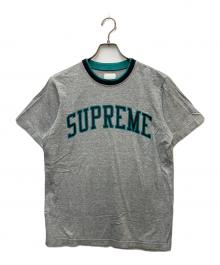 SUPREME（シュプリーム）の古着「ロゴプリントTシャツ」｜グレー