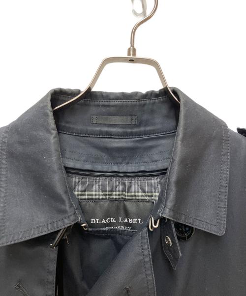 BURBERRY BLACK LABEL（バーバリーブラックレーベル）BURBERRY BLACK LABEL (バーバリーブラックレーベル) ライナー付トレンチコート ブラック サイズ:Lの古着・服飾アイテム