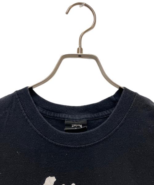 stussy（ステューシー）stussy (ステューシー) 半袖カットソー ブラック サイズ:Mの古着・服飾アイテム