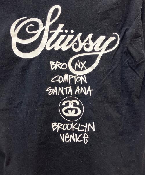 stussy（ステューシー）stussy (ステューシー) 半袖カットソー ブラック サイズ:Mの古着・服飾アイテム