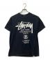 stussy（ステューシー）の古着「半袖カットソー」｜ブラック
