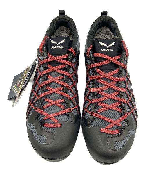 SALEWA（サレワ）SALEWA (サレワ) トレッキングシューズ ブラック×レッド サイズ:26.5cmの古着・服飾アイテム