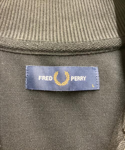 FRED PERRY（フレッドペリー）FRED PERRY (フレッドペリー) トラックジャケット ブラック サイズ:SIZE Lの古着・服飾アイテム