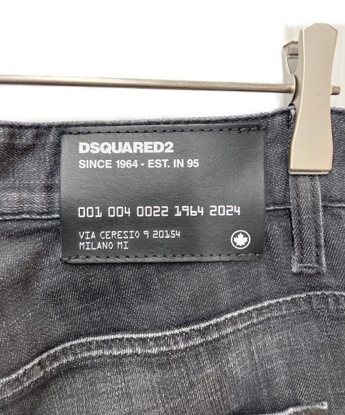 DSQUARED2（ディースクエアード）DSQUARED2 (ディースクエアード) デニムパンツ ブラック サイズ:SIZE Lの古着・服飾アイテム