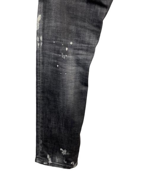DSQUARED2（ディースクエアード）DSQUARED2 (ディースクエアード) デニムパンツ ブラック サイズ:SIZE Lの古着・服飾アイテム
