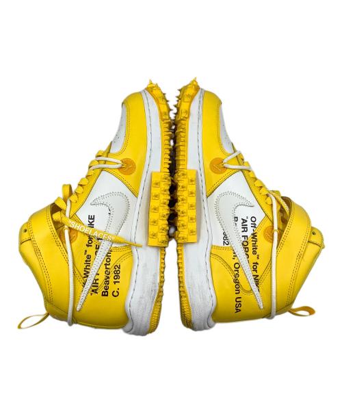 NIKE（ナイキ）NIKE (ナイキ) OFFWHITE (オフホワイト) ハイカットスニーカー イエロー×ホワイト サイズ:SIZE 28.5cmの古着・服飾アイテム