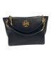 TORY BURCH（トリーバーチ）の古着「2WAYバッグ BRITTEN」｜ブラック