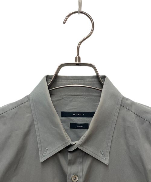 GUCCI（グッチ）GUCCI (グッチ) 長袖シャツ グレー サイズ:41の古着・服飾アイテム