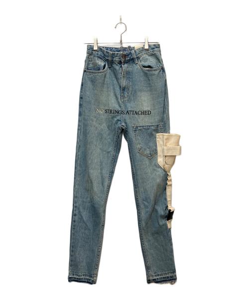 VAL KRISTOPHER（ヴァル クリストファー）VAL KRISTOPHER (ヴァル クリストファー) デニムパンツ ネイビー サイズ:SIZE 71cm (W28)の古着・服飾アイテム