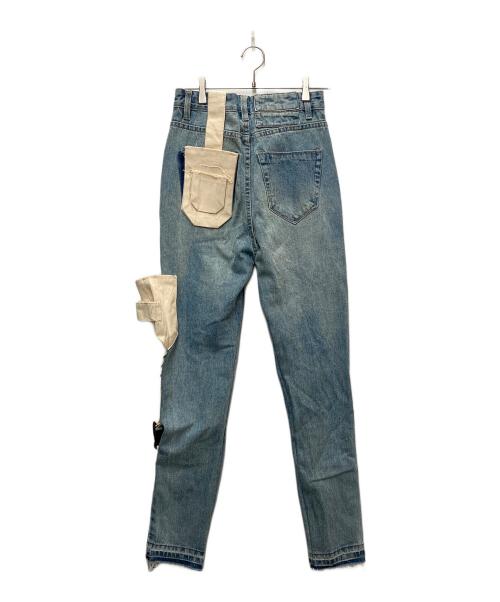 VAL KRISTOPHER（ヴァル クリストファー）VAL KRISTOPHER (ヴァル クリストファー) デニムパンツ ネイビー サイズ:SIZE 71cm (W28)の古着・服飾アイテム