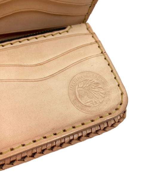LEATHER CRAFT YOU（レザークラフト ユウ）LEATHER CRAFT YOU (レザークラフト ユウ) バイカーズウォレット スティングレイ ブラック×ベージュの古着・服飾アイテム