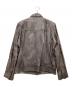 HARLEY-DAVIDSON (ハーレーダビッドソン) ラムレザージャケット ブラウン サイズ:SIZE XL：8000円