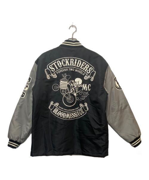 BLOOD MESSAGE（ブラッドメッセージ）BLOOD MESSAGE (ブラッドメッセージ) ジャケット ブラック×グレー サイズ:SIZE XLの古着・服飾アイテム