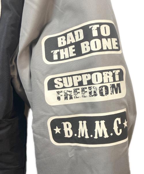 BLOOD MESSAGE（ブラッドメッセージ）BLOOD MESSAGE (ブラッドメッセージ) ジャケット ブラック×グレー サイズ:SIZE XLの古着・服飾アイテム