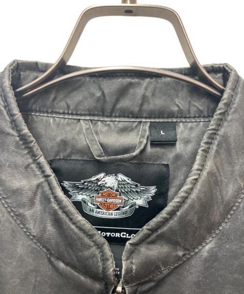 HARLEY-DAVIDSON（ハーレーダビッドソン）HARLEY-DAVIDSON (ハーレーダビッドソン) ナイロンジャケット グレー サイズ:SIZE Lの古着・服飾アイテム