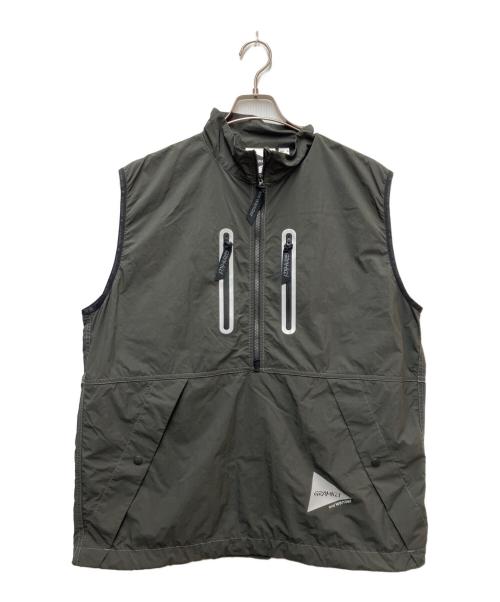 GRAMICCI（グラミチ）GRAMICCI (グラミチ) and wander (アンドワンダー) ナイロンベスト ブラック サイズ:SIZE Lの古着・服飾アイテム