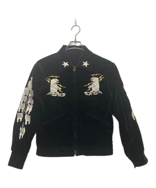WAREHOUSE（ウエアハウス）WAREHOUSE (ウエアハウス) スカジャン ブラック サイズ:SIZE 38の古着・服飾アイテム