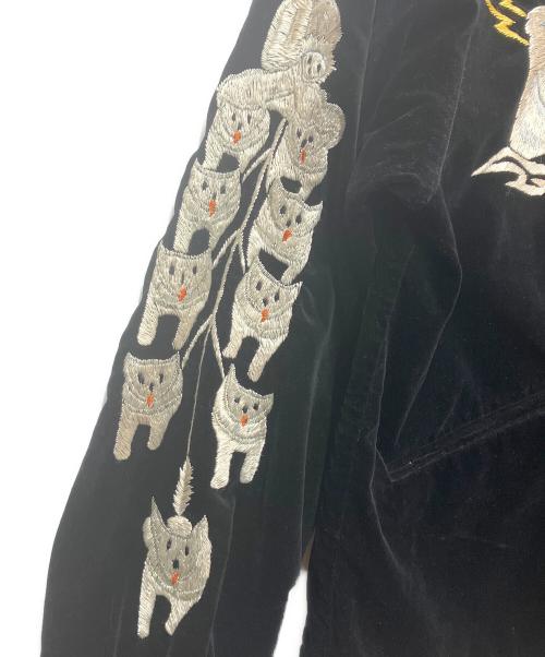 WAREHOUSE（ウエアハウス）WAREHOUSE (ウエアハウス) スカジャン ブラック サイズ:SIZE 38の古着・服飾アイテム