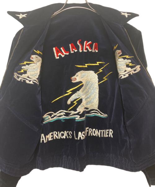 WAREHOUSE（ウエアハウス）WAREHOUSE (ウエアハウス) スカジャン ブラック サイズ:SIZE 38の古着・服飾アイテム
