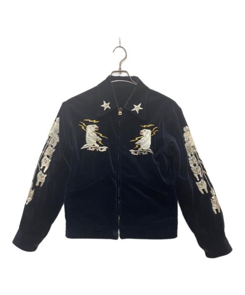 WAREHOUSE（ウエアハウス）WAREHOUSE (ウエアハウス) スカジャン ブラック サイズ:SIZE 38の古着・服飾アイテム