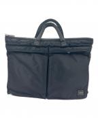 PORTERポーター）の古着「TANKER SHORT HELMETBAG」｜ブラック