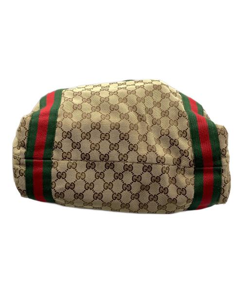 GUCCI（グッチ）GUCCI (グッチ) GGキャンバストートバッグ ベージュの古着・服飾アイテム
