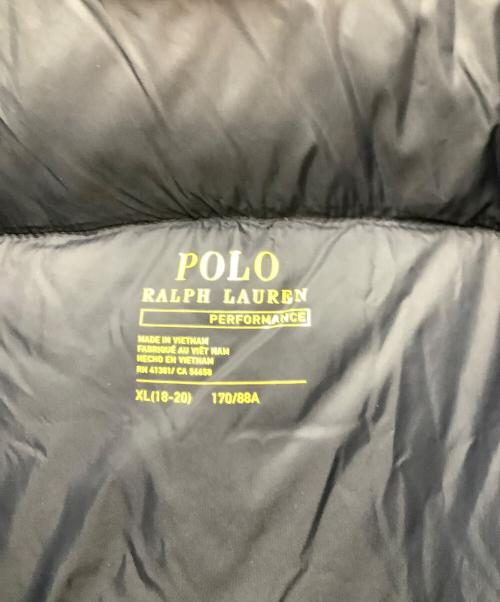 POLO RALPH LAUREN（ポロ・ラルフローレン）POLO RALPH LAUREN (ポロ・ラルフローレン) ダウンジャケット ブラック サイズ:SIZE XLの古着・服飾アイテム