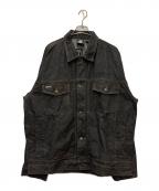 GAWTTIガーリ）の古着「デニムジャケット」｜ブラック