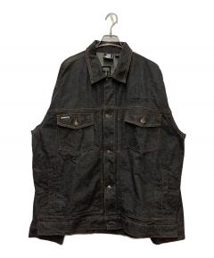 WEBS JEANS ウェブズ ジーンズ デニムジャケット ブラック サイズ SIZE L メンズ デニムジャケット 中古・古着