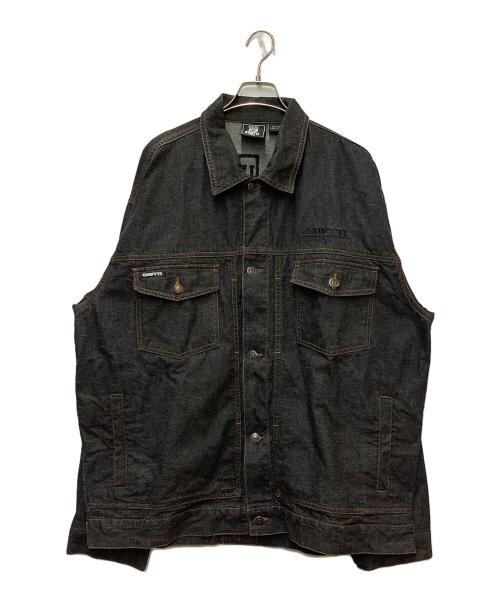 GAWTTI（ガーリ）GAWTTI (ガーリ) デニムジャケット ブラック サイズ:SIZE 2XLの古着・服飾アイテム