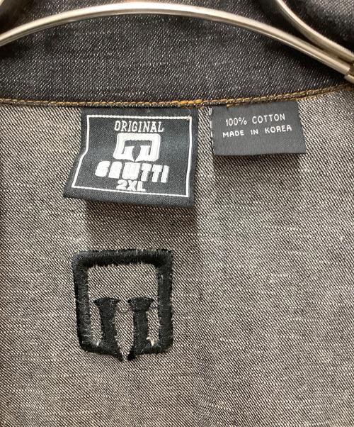GAWTTI（ガーリ）GAWTTI (ガーリ) デニムジャケット ブラック サイズ:SIZE 2XLの古着・服飾アイテム