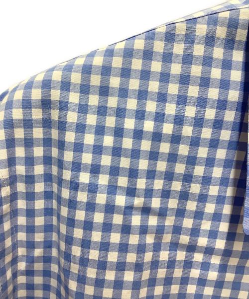 RALPH LAUREN（ラルフローレン）RALPH LAUREN (ラルフローレン) 長袖シャツ ホワイト×ブルー サイズ:SIZE Mの古着・服飾アイテム